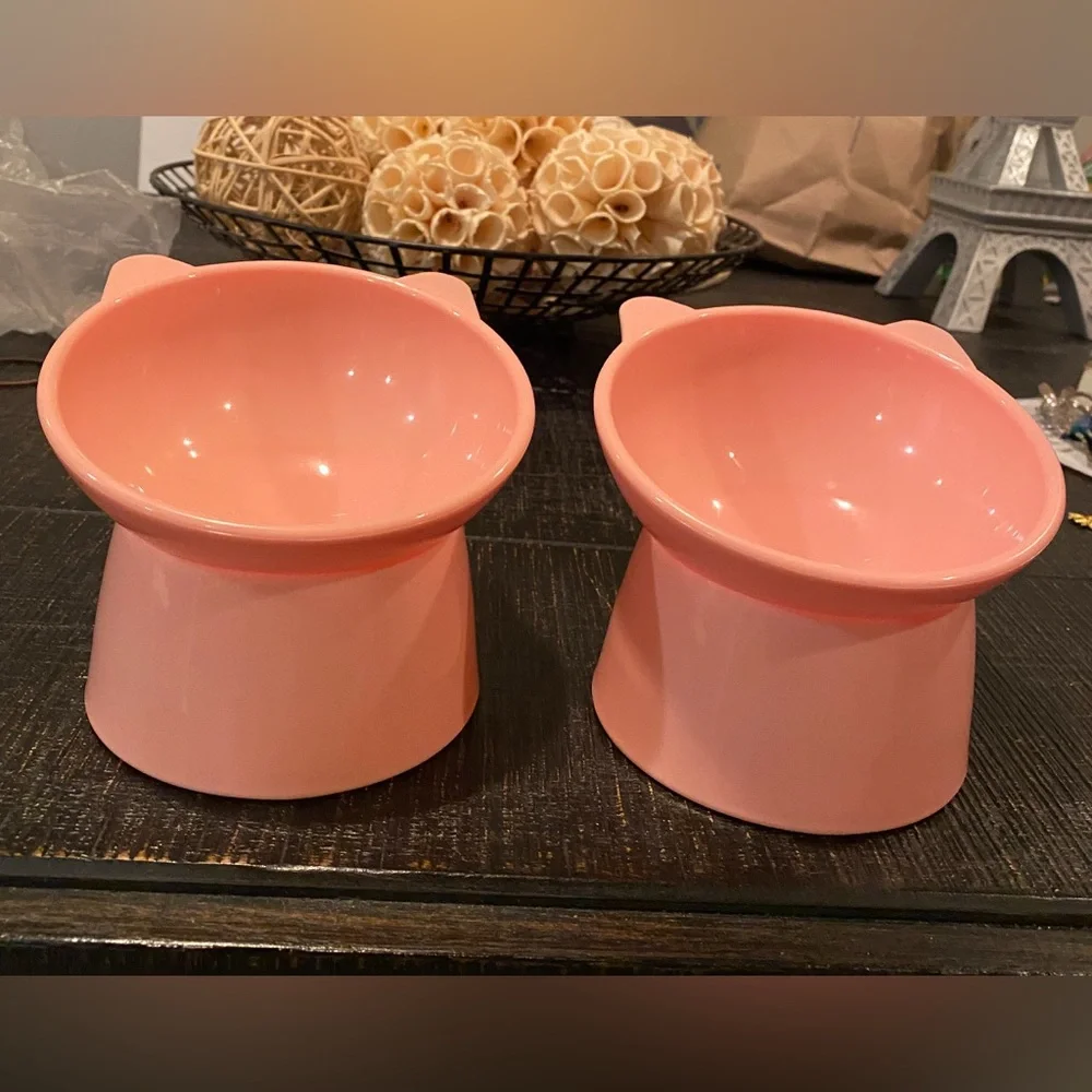 2 cat or dog bowls NEW